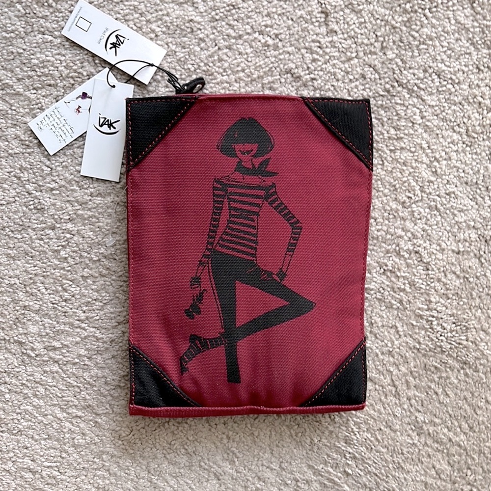 NWT IZAK WHIMSICAL RETRO DENIM IPAD/TABLET CASE